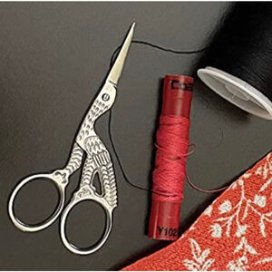 Embroidery scissors. Sublime smooth cutting. Stork